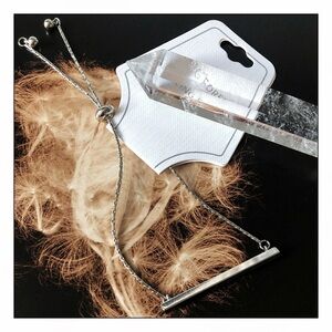 Sterling Silver Bar Slider Bracelet